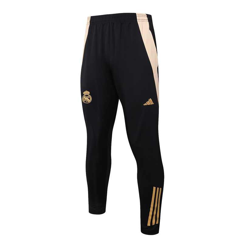 AAA Quality Real Madrid 24/25 Black/Golden Long Soccer Pants